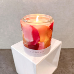 Botanical flower candle(ローズ) LEDティーライトキャンドル付き 送料無料 6枚目の画像