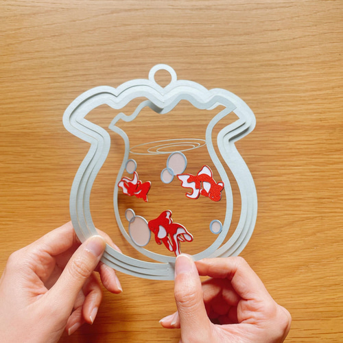 Air ornament 金魚鉢（カラータイプ） その他インテリア雑貨
