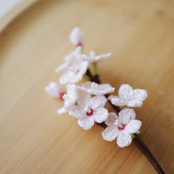 桜のブローチ（大） 4枚目の画像