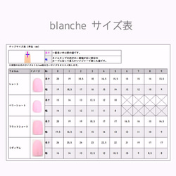blanche★桜ネイルチップ 3枚目の画像