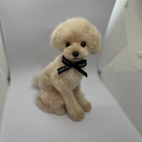 羊毛フェルト犬 オーダーメイドSサイズ 羊毛フェルト Miema711 通販