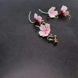 桜のピアス/イヤリング 4枚目の画像