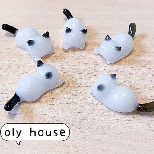 レジン パーツ ぐでねこ レジン パーツ ぐでねこ 鬼ねこ 節分 - メルカリ