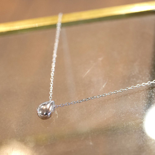 Glitter シルバーメタルネックレス 収納ポーチ付き spd534cz.jpg