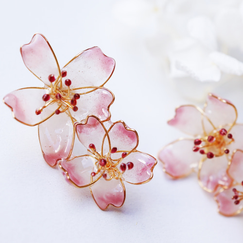 ほんのり桜jewelryピアス/イヤリング ピアス（スタッド・一粒 