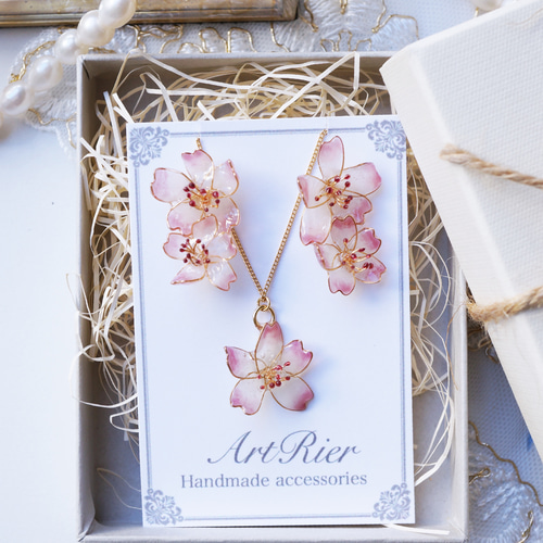 ほんのり桜jewelryピアス/イヤリング ピアス（スタッド・一粒 