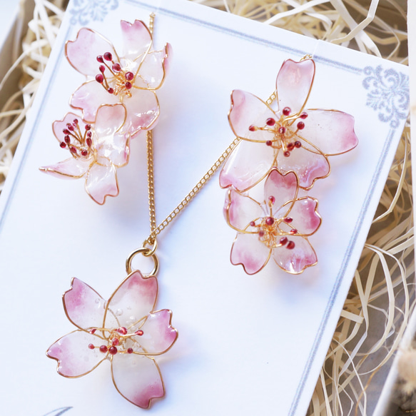 ほんのり桜jewelryネックレス 10枚目の画像