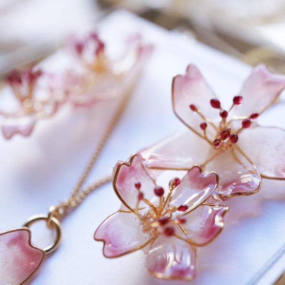 ほんのり桜jewelryネックレス 11枚目の画像