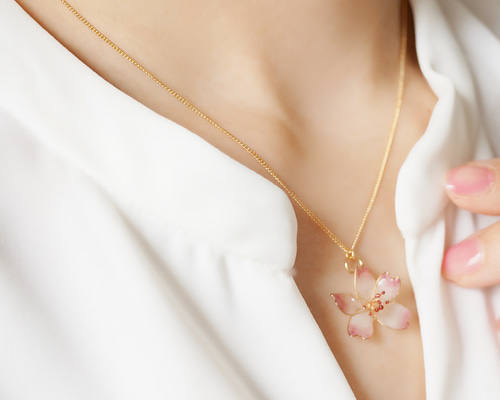 ほんのり桜jewelryネックレス ネックレス・ペンダント ArtRier 通販