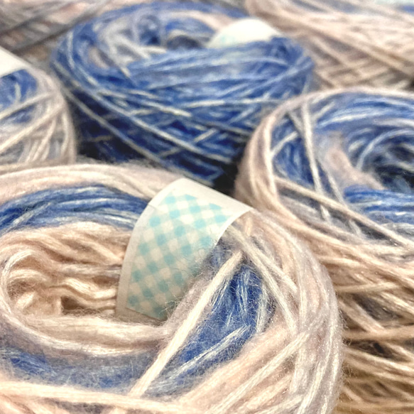 グラデーション毛糸 ≪mist-cotton≫ 40g 毛糸 harunyan 通販