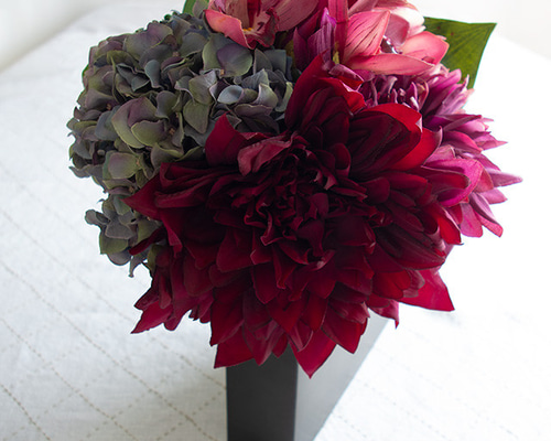 花　アートフラワーブーケ　造花　絵　絵画　立体絵画　立体　フラワー　紫陽花 e9a9b107ec4577d5e4301ea6271067