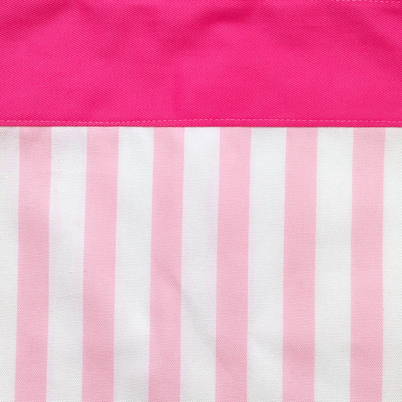 ピンクストライプ体育着袋♡お着替え袋/ピンク 7枚目の画像