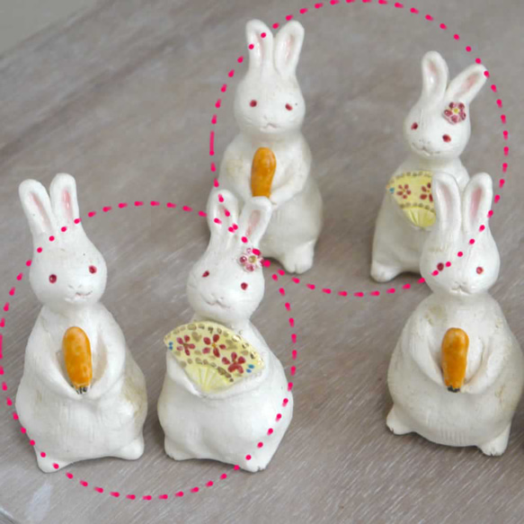 陶器兔雛人偶～兔人偶 第11張的照片