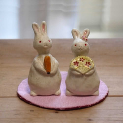 陶器兔雛人偶～兔人偶 第3張的照片