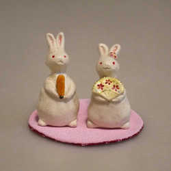 陶器兔雛人偶～兔人偶 第8張的照片
