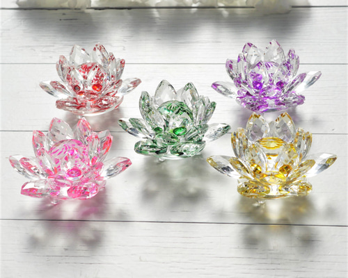 新品ロータス蓮7セット　サンタラトナシャキア氏工房 新品ロータス蓮7セット サンタラトナシャキア氏工房 ニュームーン