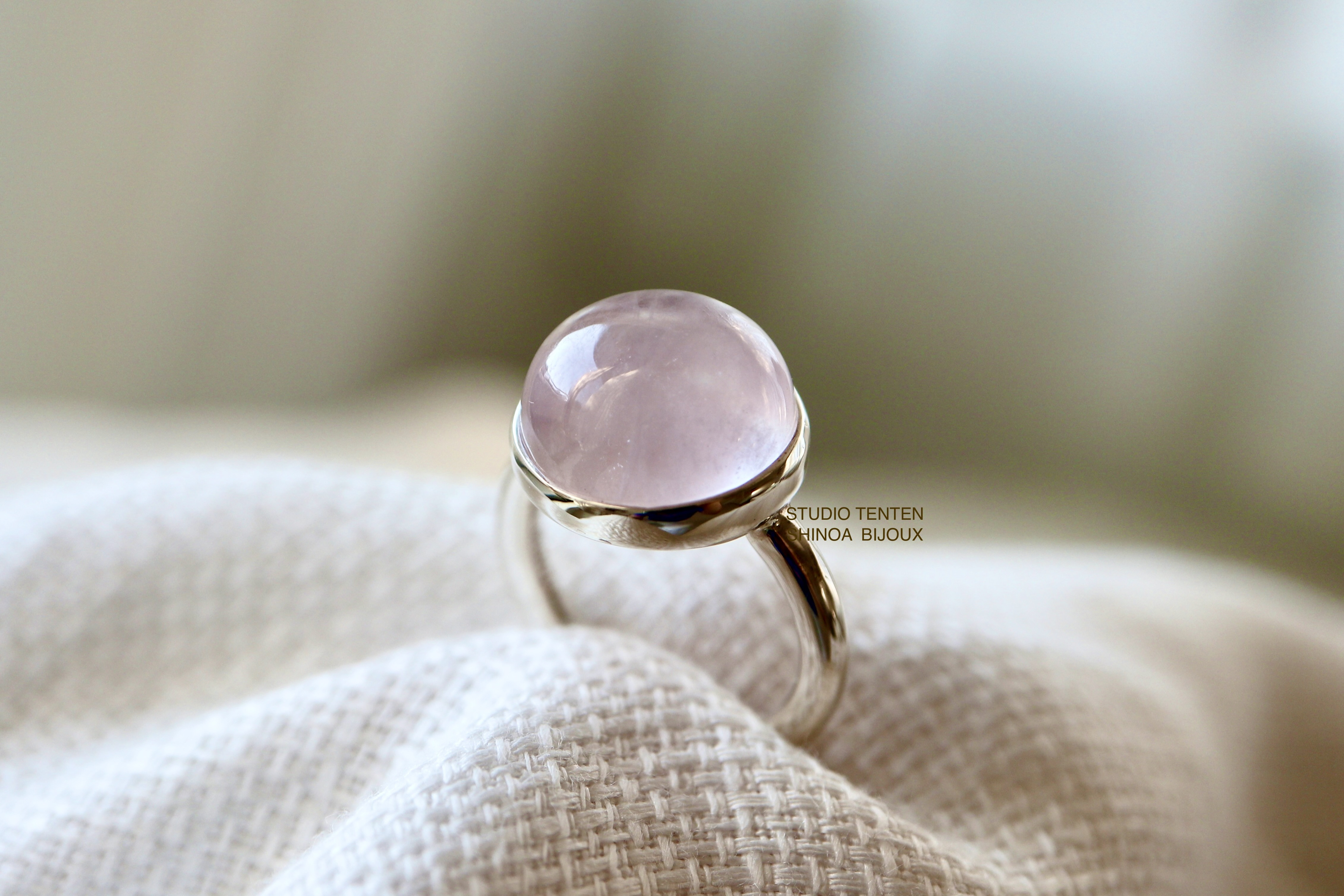 STUDIO TENTEN SHINOA BIJOUX リング（morganaiteのchampage