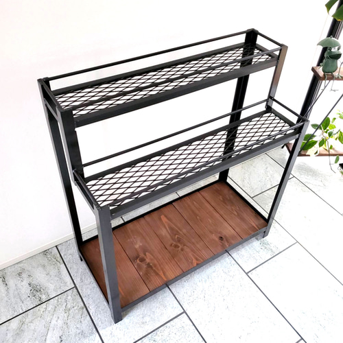 アイアン家具》植物棚 フラワースタンド シューズラック 男前 アイアン家具》植物棚 フラワースタンド シューズラック 男前