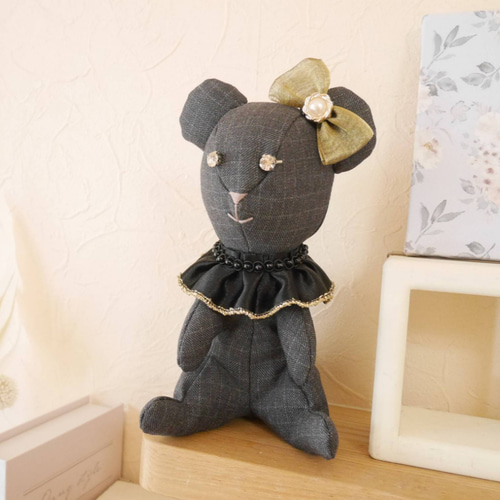 ぬいぐるみ くま クマ 熊 可愛い インテリア 大人 癒し おしゃれ 高級 