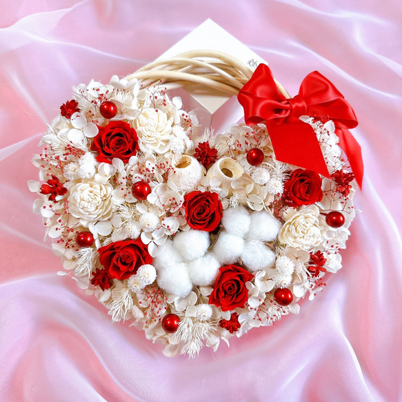 RED &White 代表作　　Heart wreathe•ᴗ•ꕤ 1枚目の画像