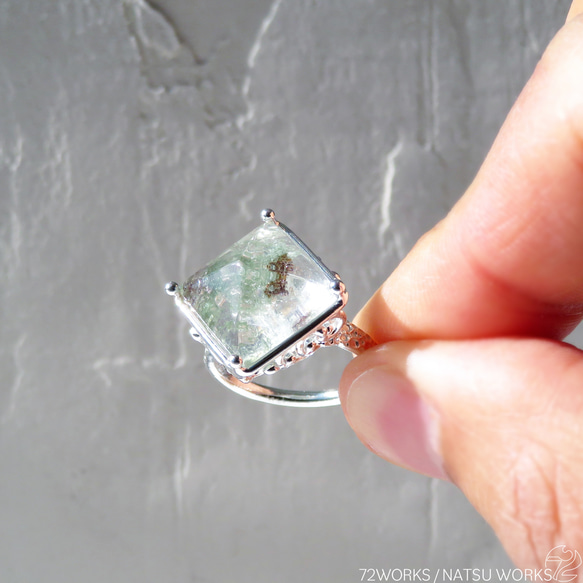 ガーデンクォーツ リング / sugarloaf cut Garden Quartz Ring 1 6枚目の画像