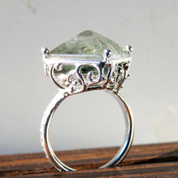 ガーデンクォーツ リング / sugarloaf cut Garden Quartz Ring 2 7枚目の画像