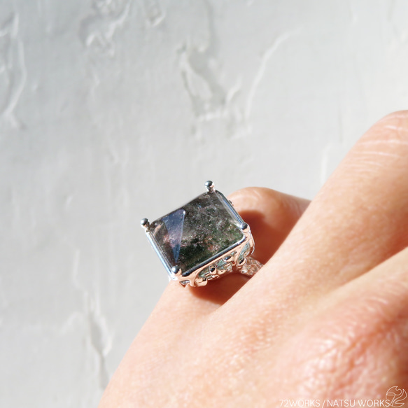 ガーデンクォーツ リング / sugarloaf cut Garden Quartz Ring 2 5枚目の画像