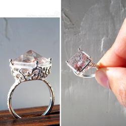 ガーデンクォーツ リング / sugarloaf cut Garden Quartz Ring 3 3枚目の画像