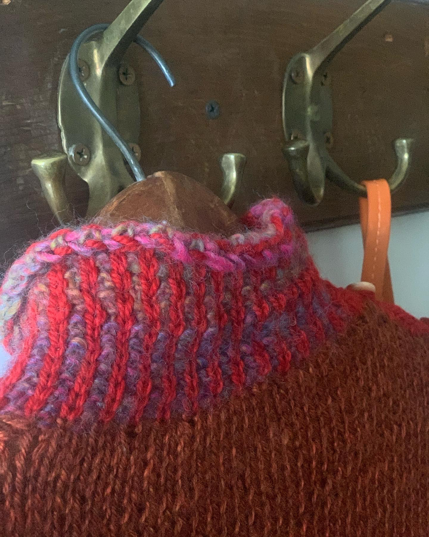 アイスクリームのレトロセーター　レディースMサイズ　プルオーバー