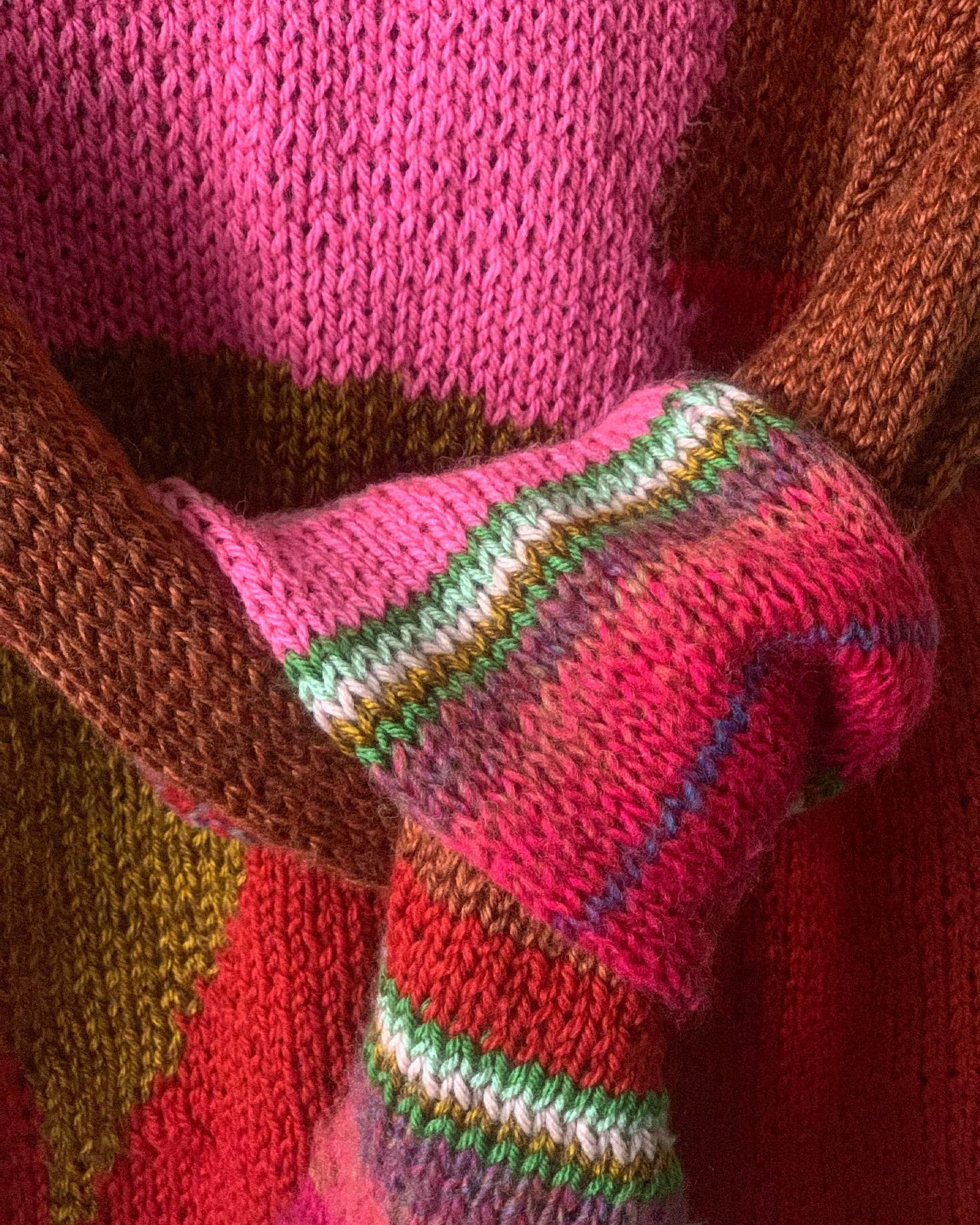 アイスクリームのレトロセーター　レディースMサイズ　プルオーバー