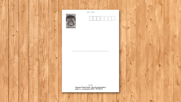 ポストカード　「イタチ」 3枚目の画像