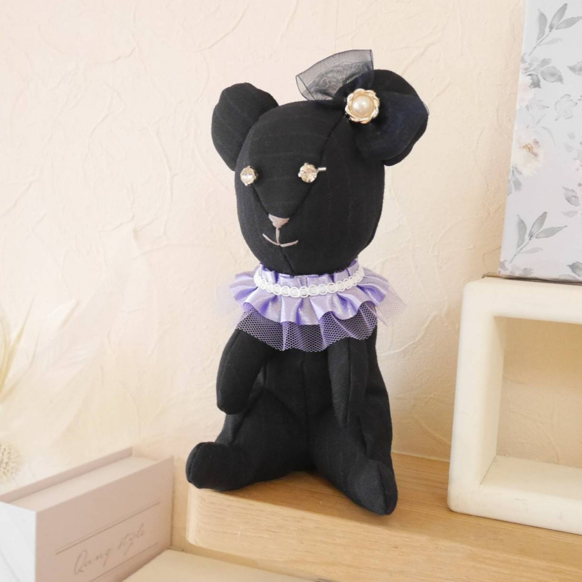 ぬいぐるみ くま クマ 熊 可愛い インテリア 大人 癒し おしゃれ 高級 SDGs アップサイクル サステナブル