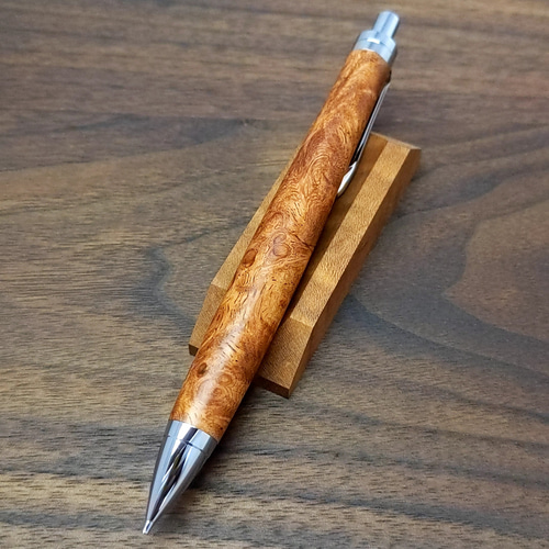 花梨瘤杢 シャープペンシル No.162 ペン・筆記用具 工房 TAISHI