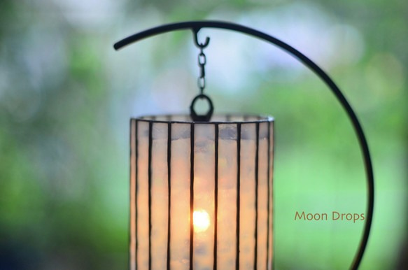 ショウ様ご注文特別仕様　【送料無料】 Moon Drops Lamp1 雪花　（スタンドタイプM） 5枚目の画像