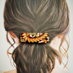 選べる！インド刺繍リボン使用☆ヘアアクセサリー☆[H/Bg.Gld/S