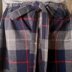 タータンチェックのバックリボンスカート(専用カート) 3枚目の画像