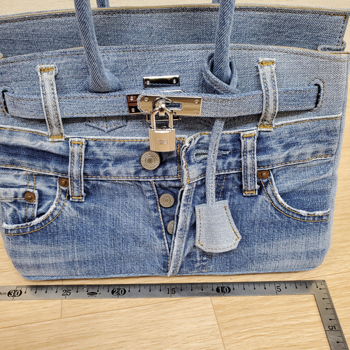 ゆぴ様専用 デニム リメイク トートバッグ ショルダーバック