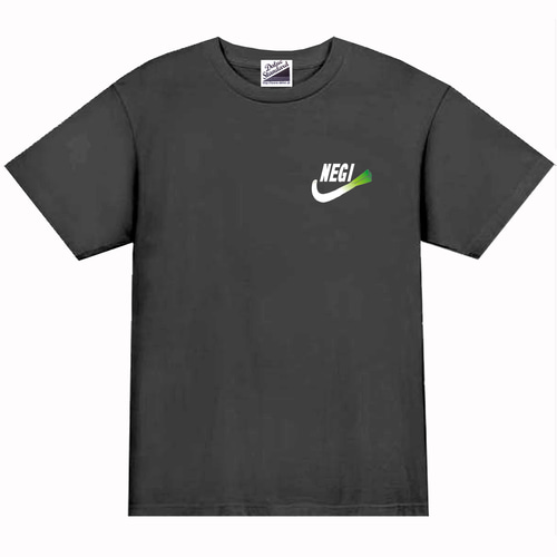 S～3XL/5ozパロディ】ねぎNEGI(1ポイント)半袖Tシャツ面白いおもしろ