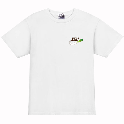 S～3XL/5ozパロディ】ねぎNEGI(1ポイント)半袖Tシャツ面白いおもしろ