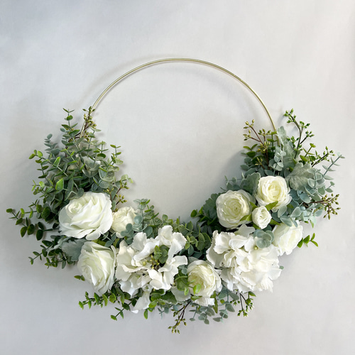 リースブーケ 楽天市場】ハーフムーンのリースブーケ ウェディング ガーデン