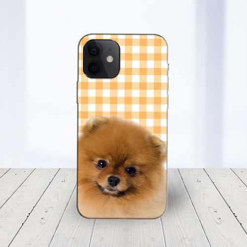 iPhone14 他 Android 全機種対応 スマホケース ☆ポメラニアン