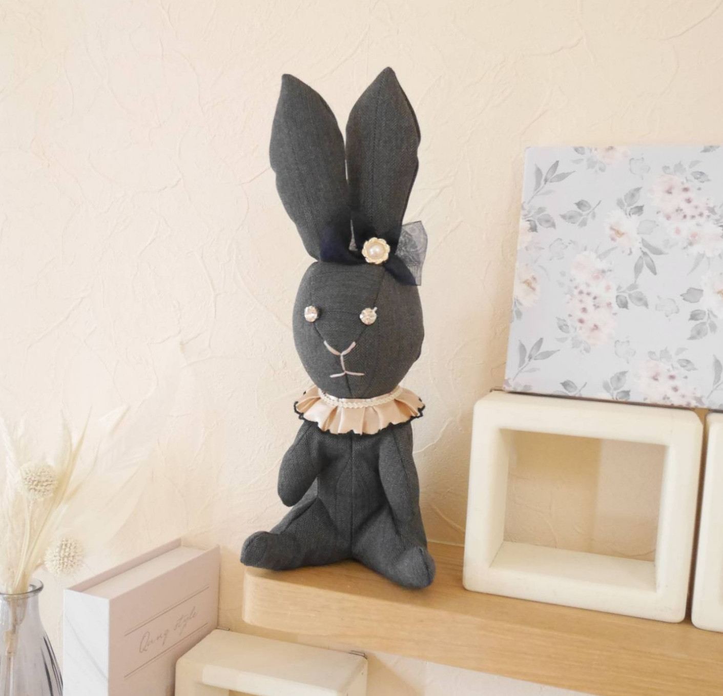 ぬいぐるみ うさぎ ウサギ かわいい 可愛い インテリア 大人 癒し おしゃれ 高級 SDGs  飾り アップサイクル