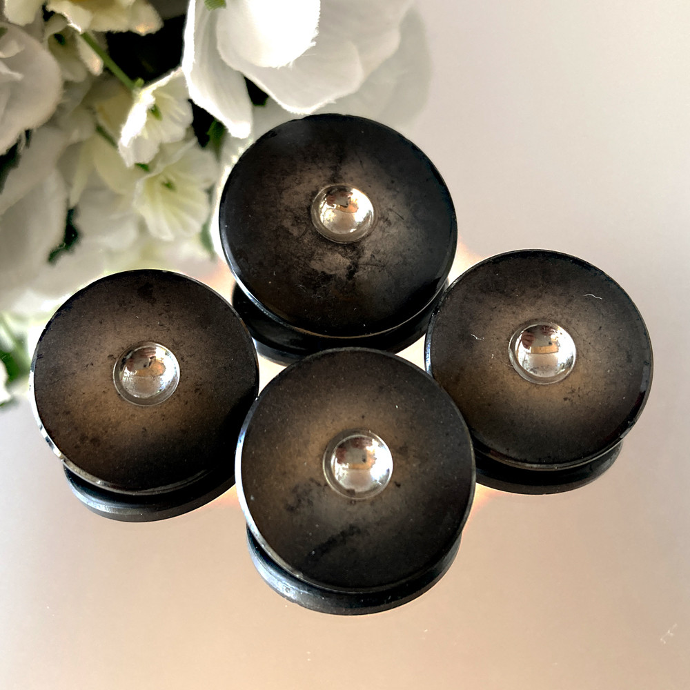 アンティークガラスボタン19〜20世紀オーストリア・チェコスロバキア製