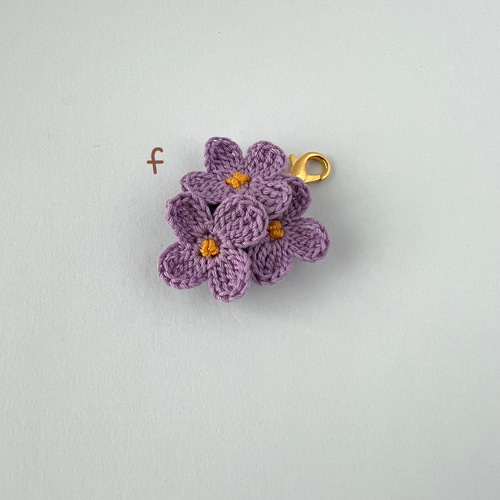 お花チャーム レース編み 15色あります その他アクセサリー nokopuku