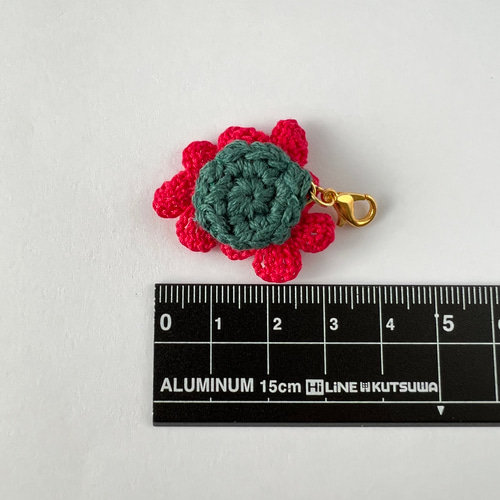 お花チャーム レース編み 15色あります その他アクセサリー nokopuku