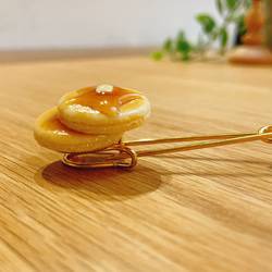 【純喫茶シリーズ】パンケーキのブローチ 2枚目の画像