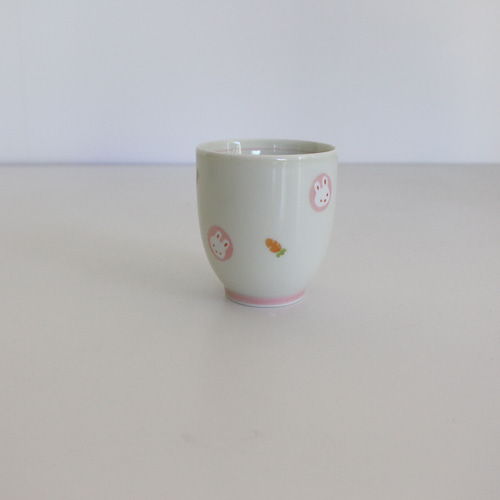 波佐見焼 【すくすくクラブ】【 ミニうさぎ】【湯呑】【tomofac