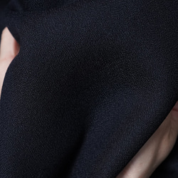 [soco][毛呢大衣]珍貴的緞面織法！成熟長袍/暗海軍h022p-bne2 第15張的照片