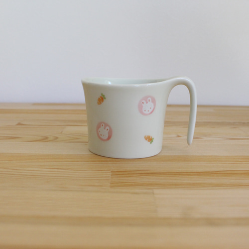 波佐見焼 【すくすくクラブ】【 ミニうさぎ】【ミニマグカップ