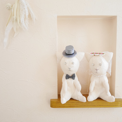 ウェディングドール ウェルカムドール ねこ ネコ 猫 ぬいぐるみ 結婚式